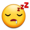Sleeping Face emoji on Samsung